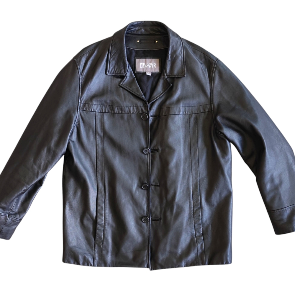 Men's Black Leather Jacket